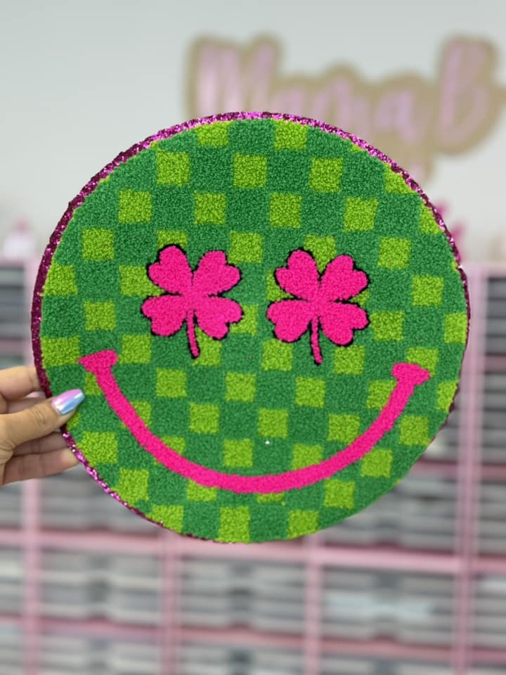 Checkered Smile Chenille