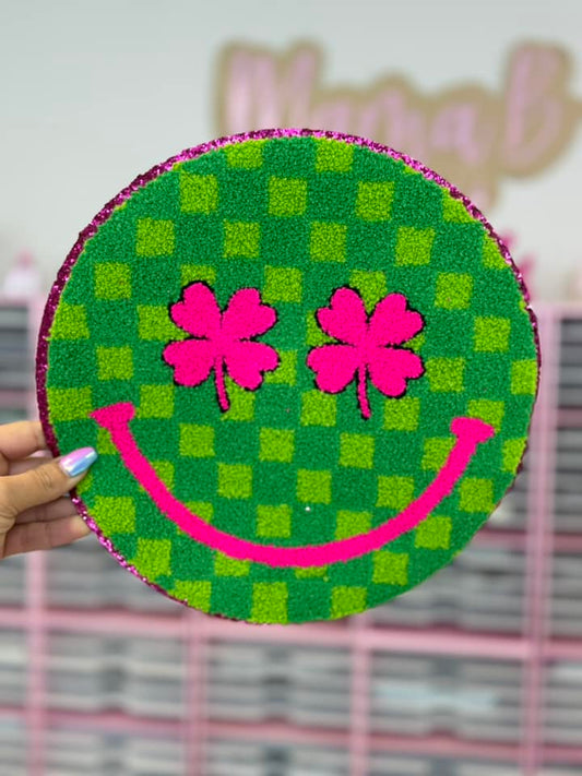 Checkered Smile Chenille