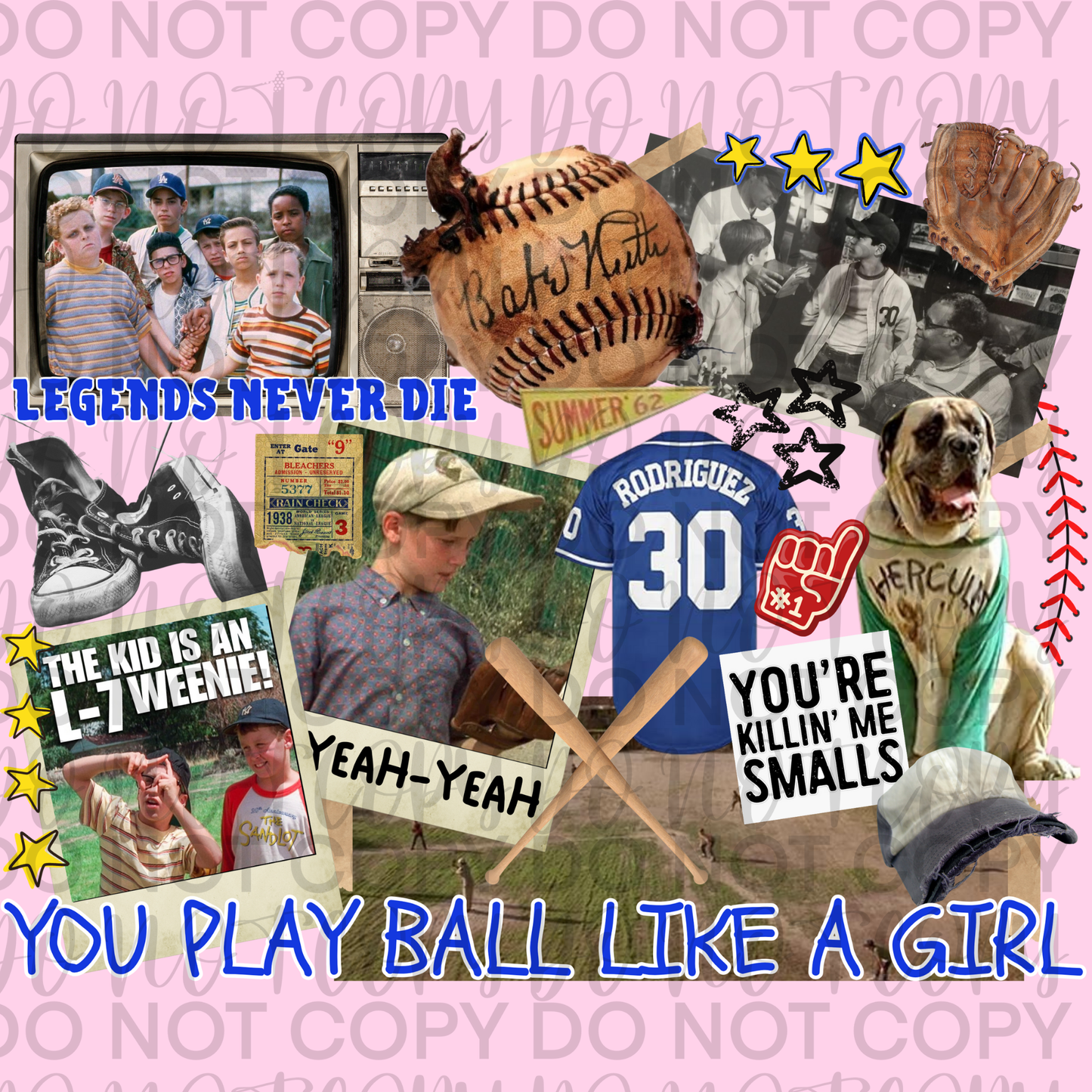 You play ball like a girl