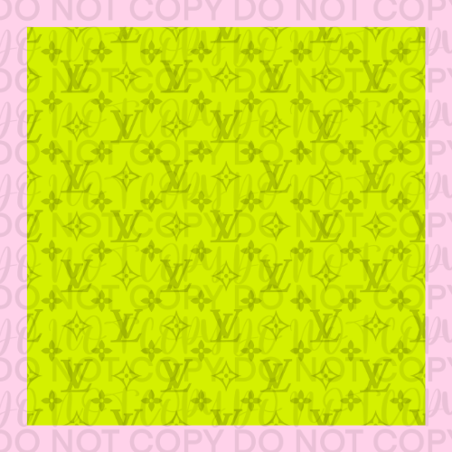 Neon Yellow Pattern