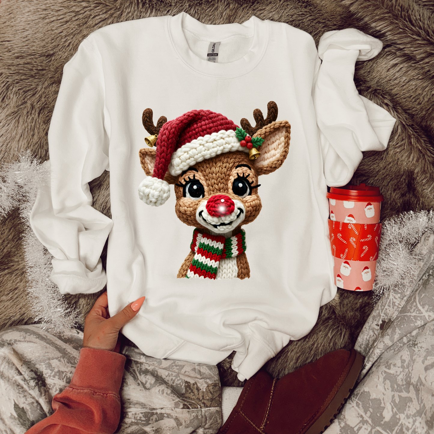 Little reindeer girl