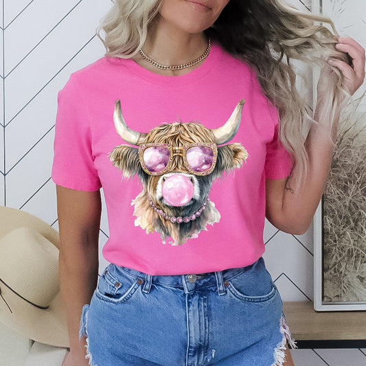 Bubble gum Cow