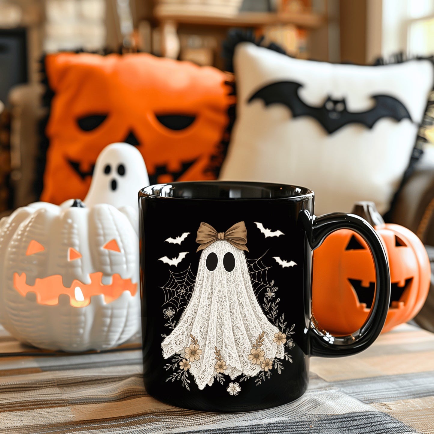 Lace ghost- 4 inch decal