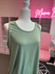 Adult woman Sage Green Tanks