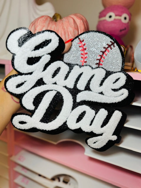 Sequin Baseball Patch