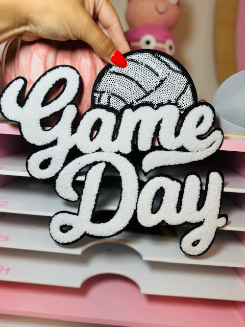 Game Day Volleyball Patch