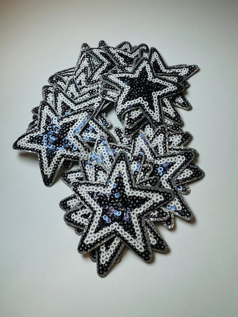 Sequin Star Hat Patch