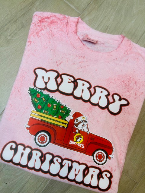 Christmas party- Red Wash Tee