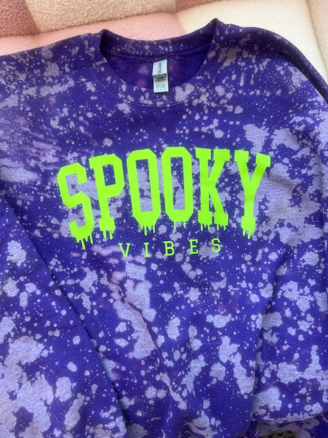 Purple Spooky Crewnecks