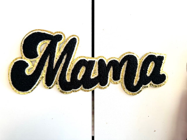 Mama with white outline