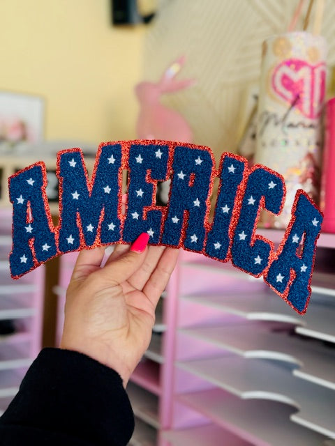 American- Chenille Patch