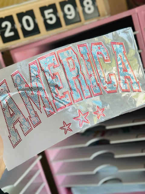 America- Spangle Transfer