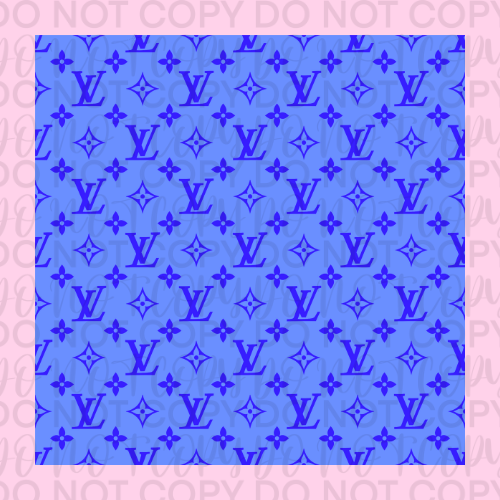 Blue Neon Pattern