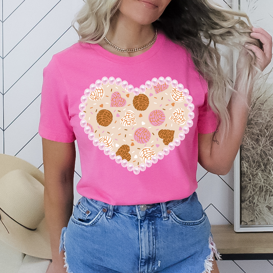 Concha heart Pearls