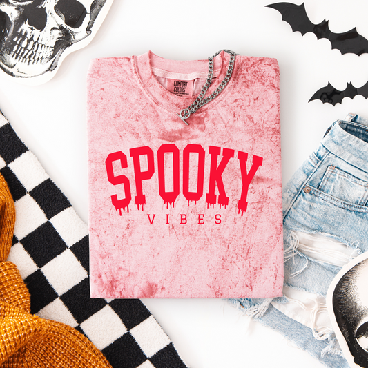 Spooky vibes red