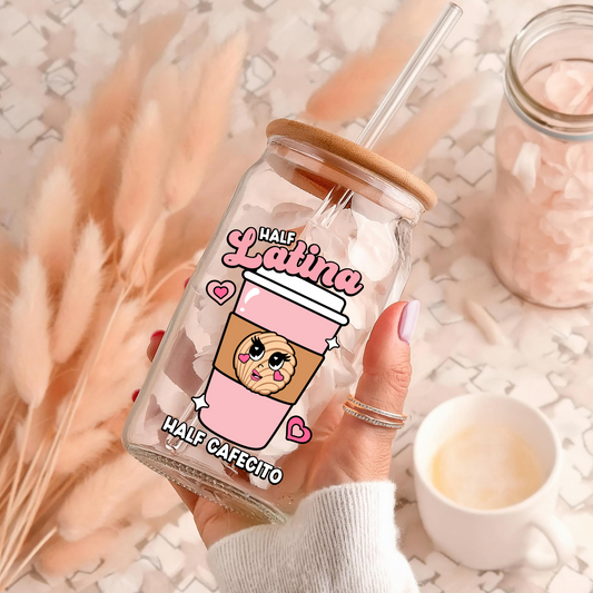 Half Latina- 4 Inch Decal