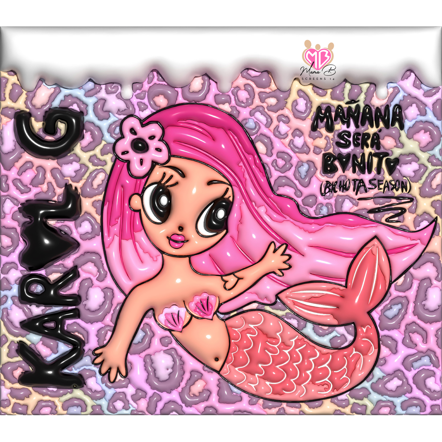 Pink mermaid 1