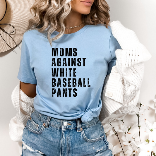 White baseball pants