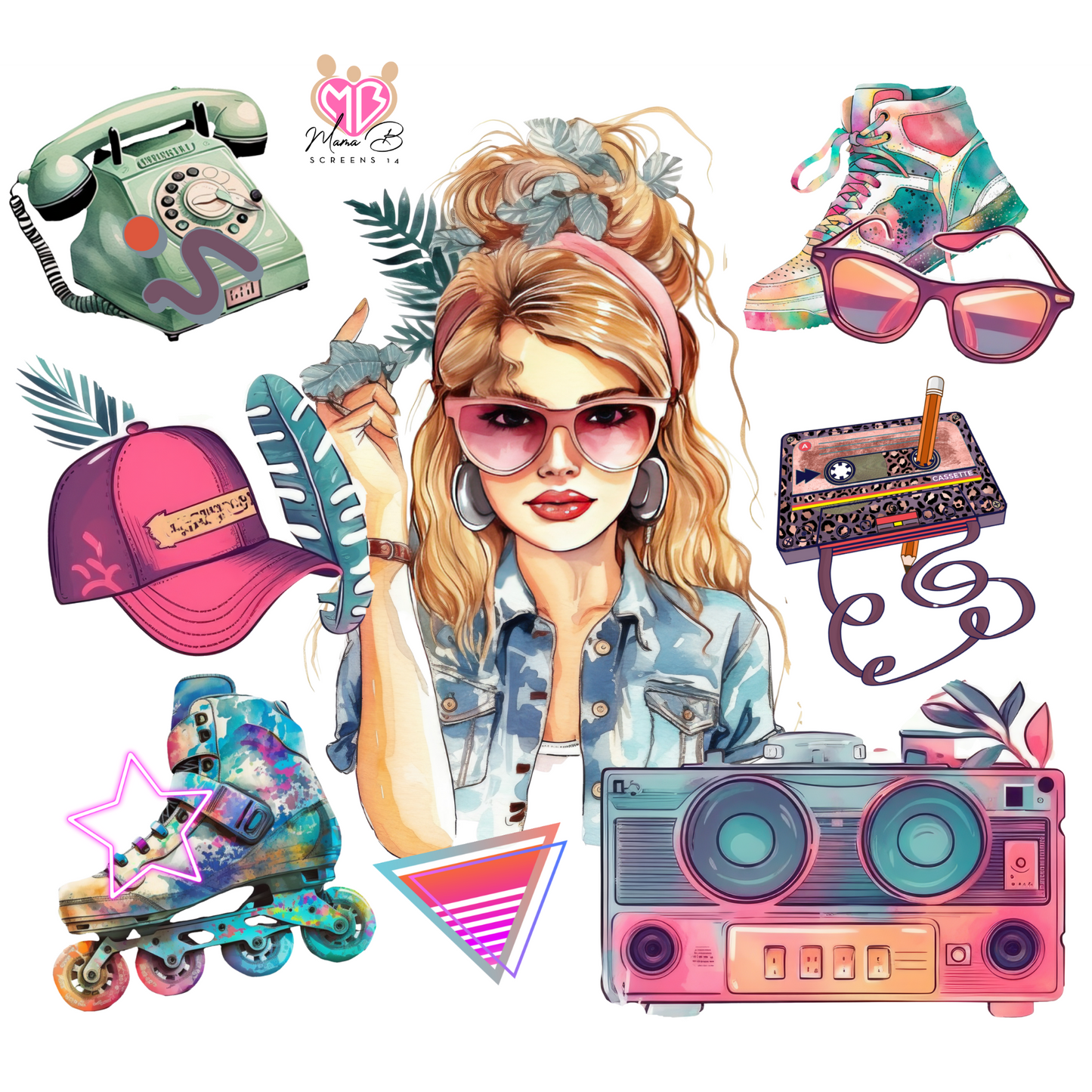 Retro 90's Girl