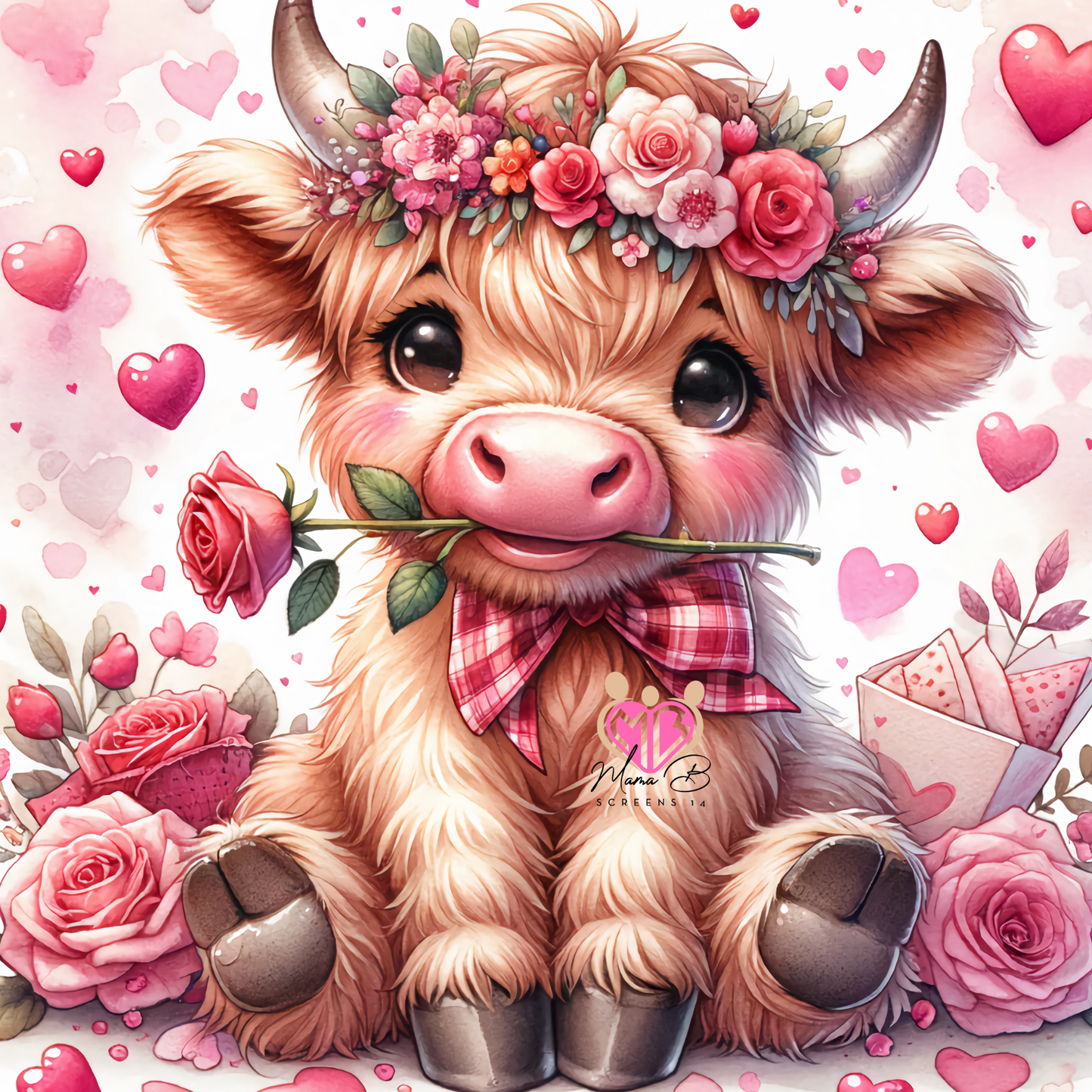 Hearts and Baby cows