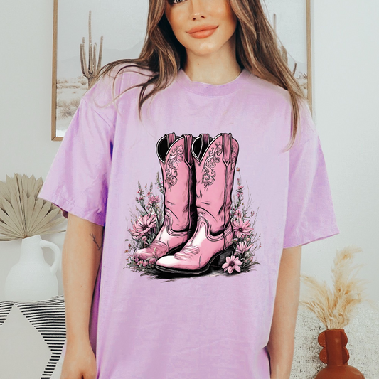 Pink Boots