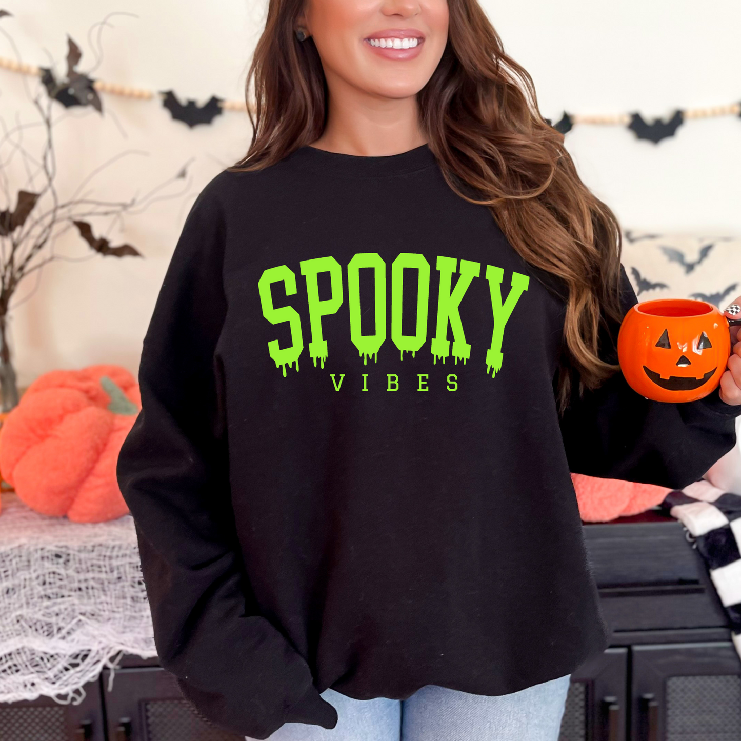 Spooky vibes Lime Green