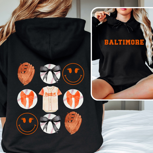 Baltimore Baseball Hoodie/Crewneck sweater