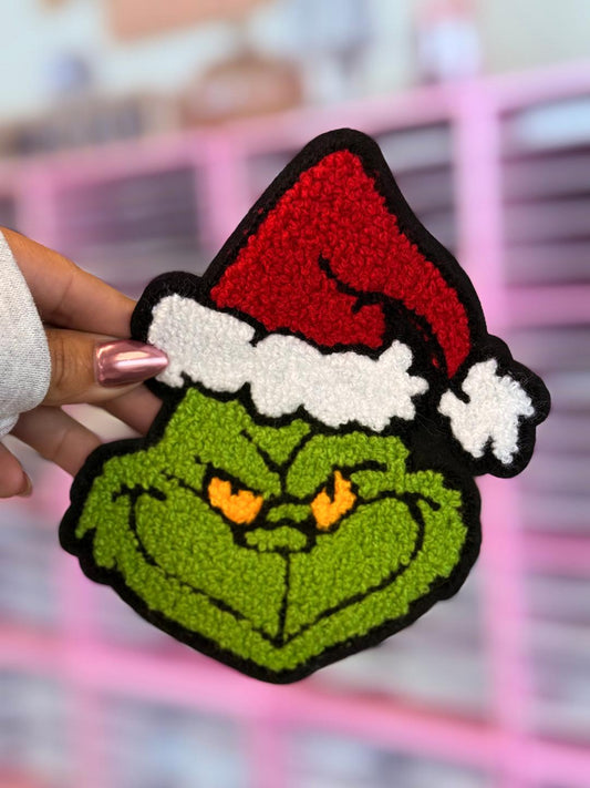 Green Christmas hat- 5 inch patch