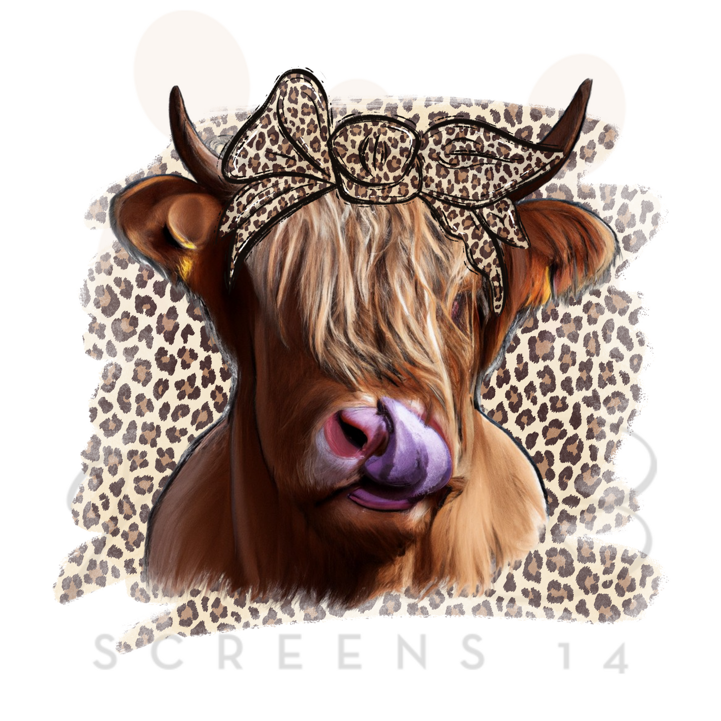 Cheetah Cow