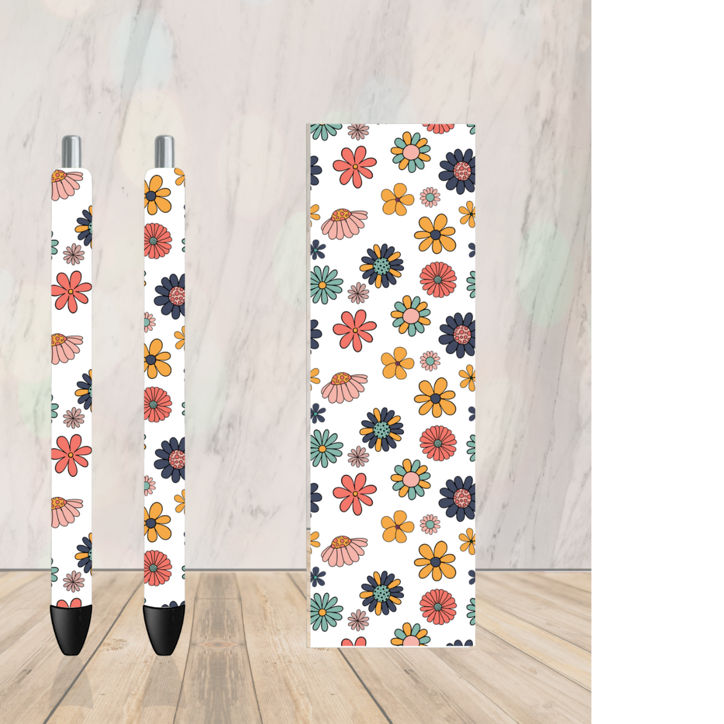 Groovy Flowers (pen wrap)