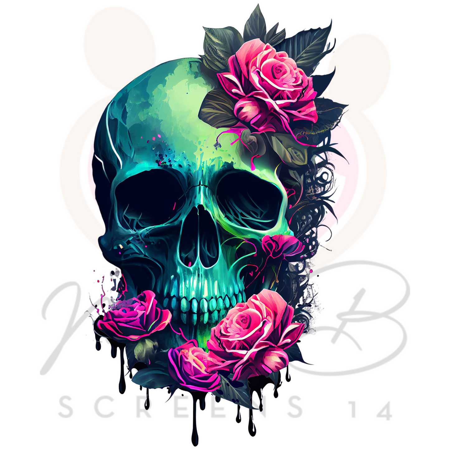 Skulls and Flowers